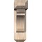 Ekena Millwork Olympic Craftsman Smooth Bracket w/ Offset Brace, Douglas Fir, 5 1/2"W x 18"D x 18"H BKT0604X18X18OLY04SDF - alternate 4